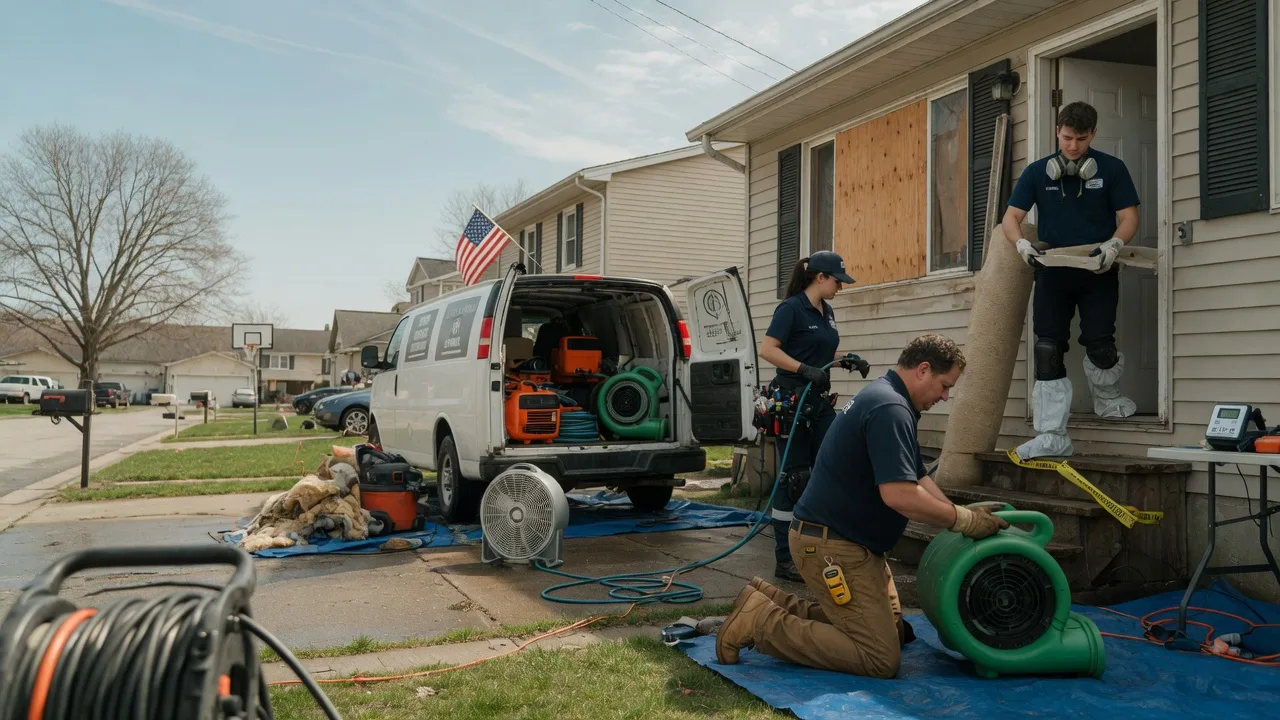 Water Damage Restoration in Lupton, MI near me
